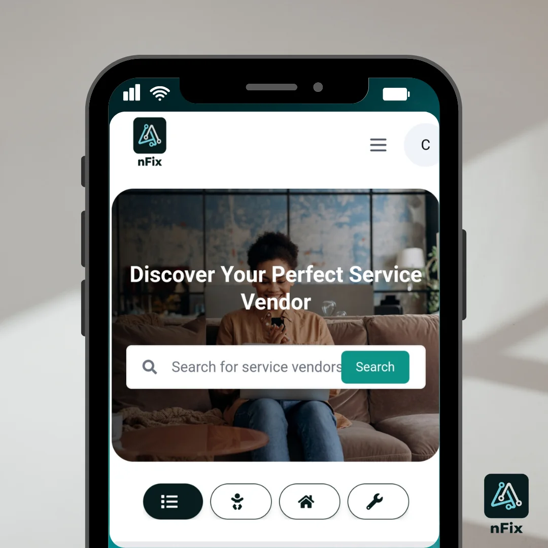 nFIX app interface